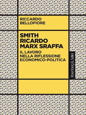 cover image of Smith Ricardo Marx Sraffa